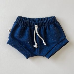 Coco Knot Shorties - Navy Confetti